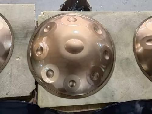onlyfly Handpan Handpan Drum 9 Noten 432Hz D-Moll 22 mit Geschenkset (Bronze)