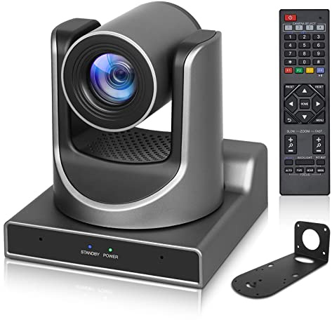ADKIDO PTZ Camera, 30X SDI Camera Support Optical Zoom Video and POE with Network IP Live Streaming, Simultaneous 3G-SDI and USB Video Output, for Conferences, Church, Teaching