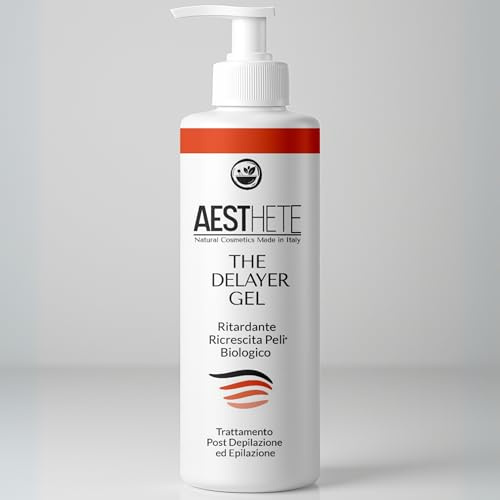 Gel Crema Ritardante Ritardante Ricrescita Peli 200ml Con Papaya Acido Salicilico E Ialuronico | Post Depilazione Anti Follicolite |Inibitore Contrasta la Ricrescita Dopo Ceretta Epilazione E Rasoio