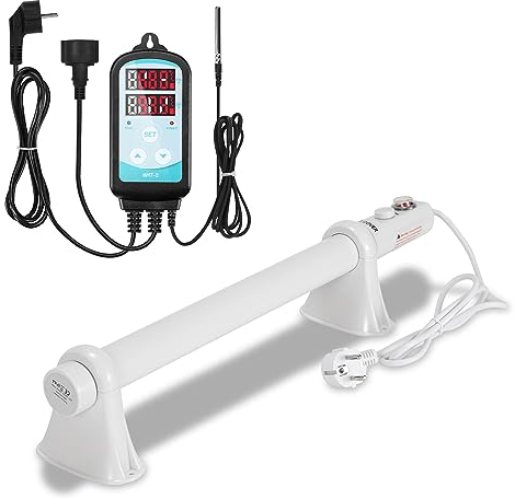 Sonnewelt Chauffage à Effet de Serre 55 W Avec Thermostat, Électrique Avec Intégré, Idéal Pour Les Armoires et Serres