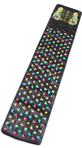 WOFASHPURET Walk Stone Fußmassagematte 175x35cm Akupressur Fußmatte Verschleißfest Faltbar Für Innen Und Außen Fördert Durchblutung Und Lindert Muskelschmerzen