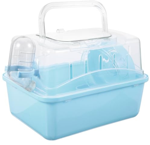 Toddmomy Gabbia Per Criceti Trasparente Con Tetto Panoramico Custodia Da Viaggio Robusta E Spaziosa Per Piccoli Animali Come Criceti E Topi 8.86X6.69X6.50In Trasportino Sicuro Per Esterni