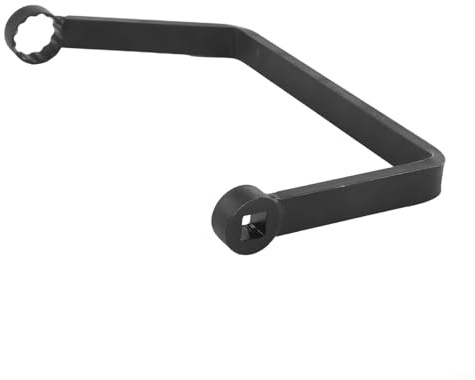 CWOQOCW 27 mm Ölfilter-Steckschlüssel, Ölfilterkappen-Entfernungswerkzeug, Chromstahl, Doppelkopf-Entfernungswerkzeug für Ford-Autowartung, Werkstatt