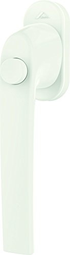 Roto Fenstergriff Samba Druckknopf verkehrsweiß mit Schrauben Vierkantstift 7 x 32 mm