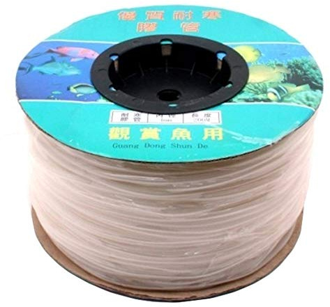 Hailea Silicone Air Line Tubing Pond Aquarium Hydroponics 4mm ID x 6mm OD [Clear] [20 Metres]