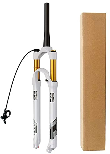 WZFANJIJ Gabel MTB Federgabel Federweg 120mm,1-1/8 Straight Tube/Tapered Tube Mountainbike Gabeln,Spinallinecontrol-26inches