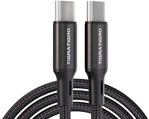 tigratigro Cavo USB C, 60W PD, Ricarica Rapida, Nylon Resistente|Compatibile con iPhone 17/16/15 Plus Pro Max, Pad, Mac-Book, Galaxy S25/S24/S23, Pixel, Switch (0,5m)