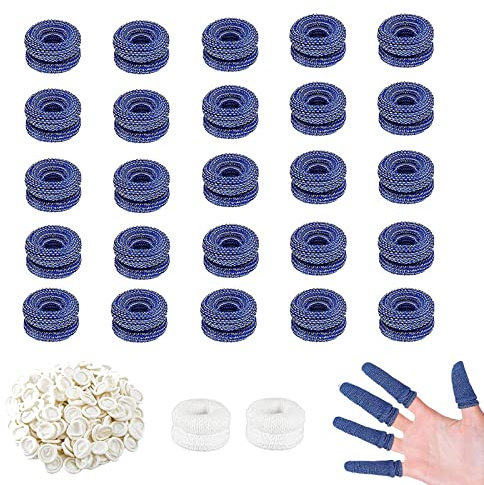 50 Piezas De Dedo Apósitos, Dedos Venda, Dedos Bob, Vendaje Tubular de Primeros, Vendaje Tubular Dedos, Vendaje Tubular de Primeros, para Esguinces e Hinchazón
