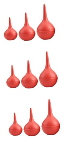 minkissy Lot De 3 Mini-poires De Nettoyage des Oreilles en Caoutchouc pour La Maison Et Le Bureau