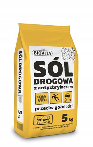 Sel de dégivrage contre la formation de glace avec agent anti-blocage, 5 kg – Sel de déneigement pour l'hiver