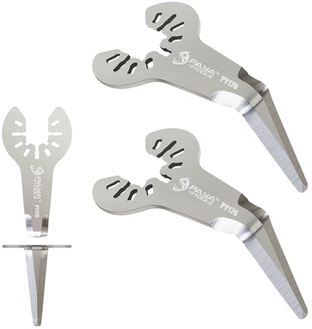 PAYA TOOLS Pneumatic Air Windshield Knife Air Windshield Remover Sealant Cutter Blade for Auto Glass Glue Window Seal Cutter Car Windshield Windscreen Removal Tool (2-PACK)