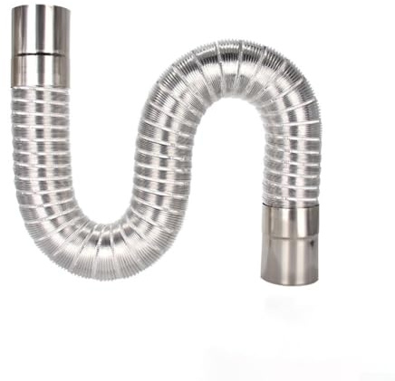 Gas Water Heater Flue Pipe High Temperature Tolerance Exhaust Hose for Long term Use (Φ8CM)