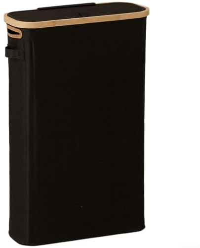 Boîte à mouchoirs pliable de grande capacité avec couvercle distributeur, panier de rangement résistant à la poussière pour l'organisation des vêtements et des jouets (noir)