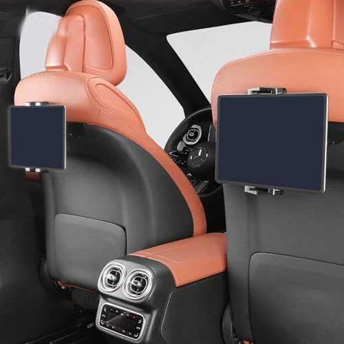 KUNGKIC Auto Tablet Halterung Tablethalterungen für Mercedes-Benz C-Class E-Class GLC Ausziehbare KFZ Handyhalterung Kopfstütze Universal 360° DrehungTablet Kopfstützenhalter 1 Stück