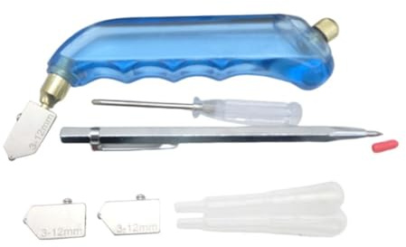 Homeponnew Glass Cutting Tool Kit Oil Feed Glass Metal Cutting designed for long lasting use with proper durability and consistent operation (B)