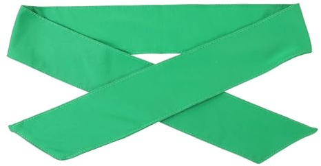 Haarband zum Binden Grün aus Stoff, Sportlich für Fitness und Outdoor | Abschluss Geschenk, Schulanfang Deko, Dehnbar, Bequem und Atmungsaktiv, für Männer und Frauen