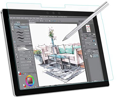 MoKo Protectora de Pantalla de Película para Surface Pro 7 Plus/Pro 7/6/5/4/LTE Tableta, Ultra-Delgado y Ligero, Escribir y Dibujar para Pro 7/Pro 6/Pro 5/Pro 4/Pro LTE Tablet, Claro