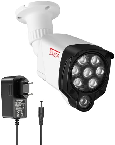 Tonton IR Spot, 30M Illuminator Projecteur, 8 LED Lampe de Vision Nocturne Infrarouge pour caméra de surveillance/Quest1/2/3/VR2 Playstation etc. Alimentation DC EU pour l'intérieur et l'extérieur