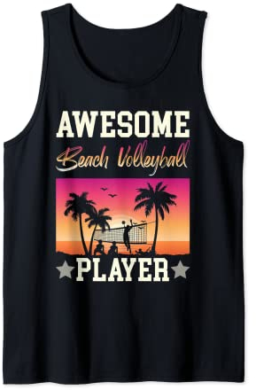Fantastischer Beachvolleyball-Spieler Beachvolleyball Tank Top