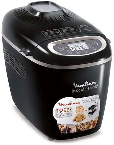 Moulinex OW611810 Machine a Pain, Noir, 1600W, 48.8cm x 38cm