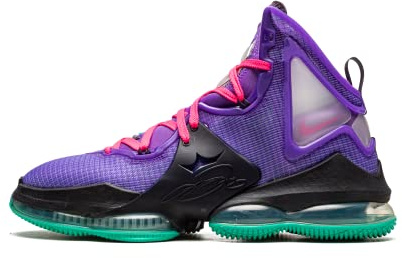 Nike Lebron XIX Hommes Basketball Trainers CZ0203 Sneakers Chaussures (UK 9.5 US 10.5 EU 44.5, Wild Berry 500), 44.5 EU