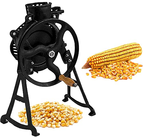 ZCBYBT Threher de maíz en la manivela de la Mano de la trilladora de maíz, la Herramienta de trillador de maíz Secado para Palomitas de maíz para Granja y hogar,Semi Automatic