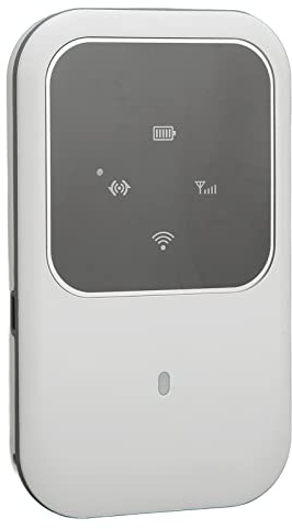 Router Wi-Fi Mobile, Hotspot Internet Ad Alta velocità Portatile 3G 4G LTE con Batteria da 2400 MAh, Connessione per 10 Dispositivi, per Auto, Viaggi D'affari, All'aperto