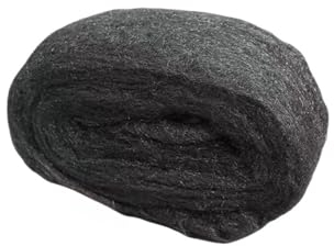 Steel Wool, 3'' x 11Ft, Grade #0000 - #4 Steel Wool Scrubber, Steel Wool Mice Control - Cleaning Wool for Cleaning, Polishing, Buffing and Refinishing, Steel Wool for House, Holes, Kitchen(#00)