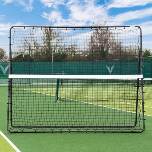 2,7 X 2,1 M Großes Rebounder-Netz for Das Tennistraining, Tragbarer Stehender Rebounder for Das Tennistraining Mit Tragetasche, Ideal for Tennis, Baseball, Softball, Lacrosse, Hockey