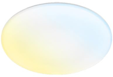 BRILONER - LED Deckenlampe Bad mit indirektem Licht, Fernbedienung, Staub- und Spritzwasserschutz, LED Deckenleuchte, Badlampe, Badezimmerlampe, Küchenlampe, Feuchtraumleuchte, 45 x 5 cm, Weiß