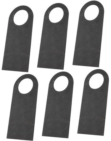 COHEALI 6St Türhänger Türklinkenschild schwarzes Etikett elegantes Türschild hängender Anhänger Türschnalle vielzweckleiter die empfindsamen deko bastelset Türanhänger Türbrett Holz Black