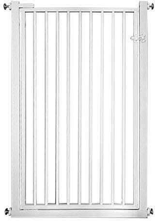 Easy Open Pet Gate Safety Laufgitter für Haustiere, druckmontiert, Kinderschutzgitter, Treppengeländer, Verlängerungshöhe 100 cm, 111 x 120 cm