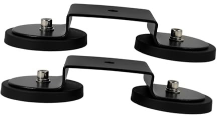 Beatifufu Magnetische Lichtbalkenhalterung Aus Edelstahl Lichtbalkenmontagesatz Für Auto Lkw Utv Atv Einfache Montage Ohne Bohren Stabiles Und Sicheres Design