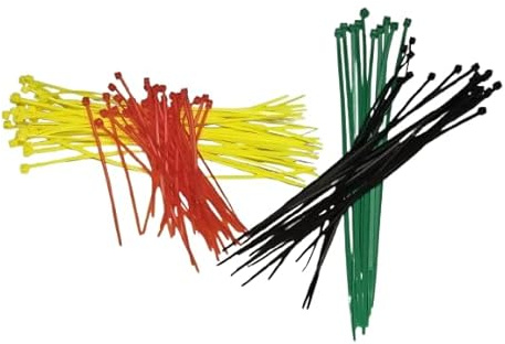 Mr. Gadget Solutions - 100 bridas de plástico multicolor para una máxima organización y versatilidad
