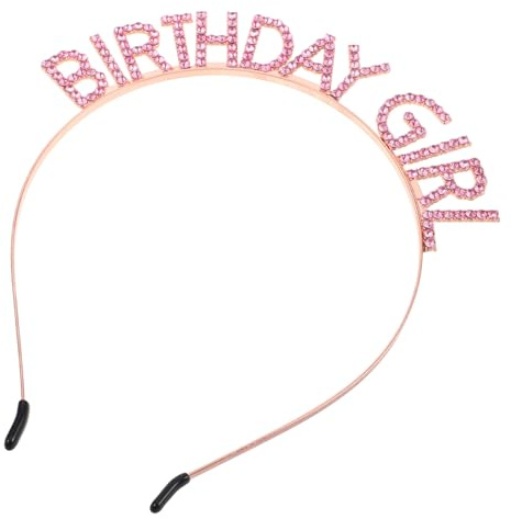 Healeved Couronnes de pour Filles Diadèmes Anniversaire Bandeaux Strass Couronnes Joyeux Anniversaire Décorations Fête Filles