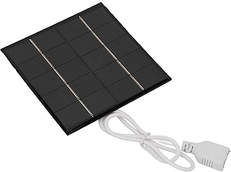 RASTKY Petit Panneau Solaire Léger, Chargeur Efficace en Silicium Polycristallin pour Téléphone Portable, Lampadaire Solaire pour Le Tourisme