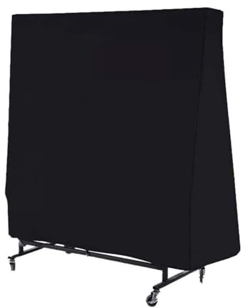 Outdoor Tischtennisplatte Abdeckung - Strapazierfähiges 420D Polyester mit PVC-Beschichtung, wasserdicht & UV-beständig für faltbare Tischtennisplatten