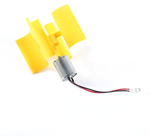 Walfront Vertical Wind Turbine Electric Micro Vertical Wind Turbines Kit Small Engine Blade Generator for DIY