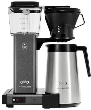 Technivorm-Moccamaster KbT 10-Cup Coffee Brewer with Thermal Carafe 40 oz Stone Grey