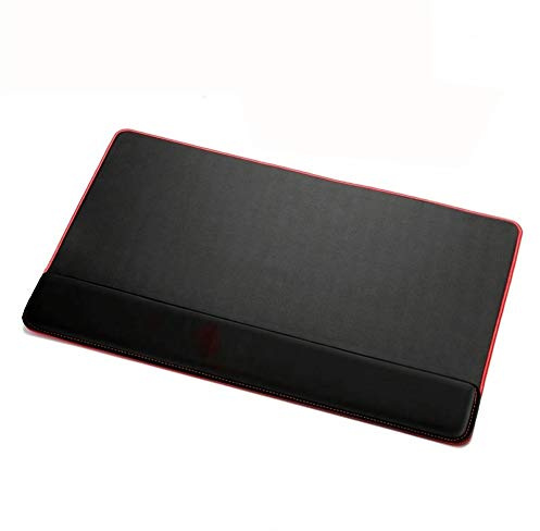 Erweiterte 3-in-1-Tastatur N Maus Handgelenkauflage Pad Memory Foam Handauflage Unterstützung Schreibtischunterlage Gaming Pad Handgelenkkissen Kissen Büro & Zuhause Rot