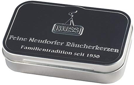 Räucherkerzen Blechdose, klein, Räucherkerzen Geschenkset inkl. 20 Stück