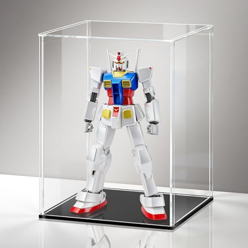 Huijintao Acryl Vitrine/Schaukasten/Display Case/Display Box für Figuren, Sammlerstücke | Selbstmontage (15x15x20 cm)