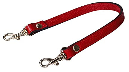 VanEnjoy Dragonne porte-clés en cuir véritable, Rouge