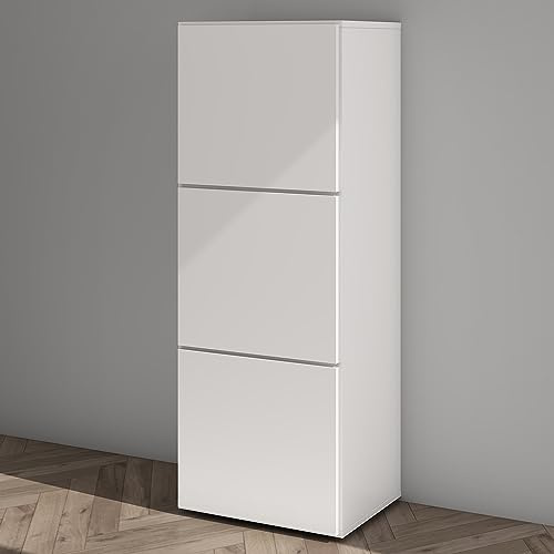 Mai & Mai Armoire à Chaussures Commode Entrée Blanc Mat