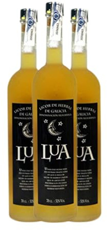 Licor de hierbas Lua 70 cl (Caja de 3 Botellas de 70 cl)