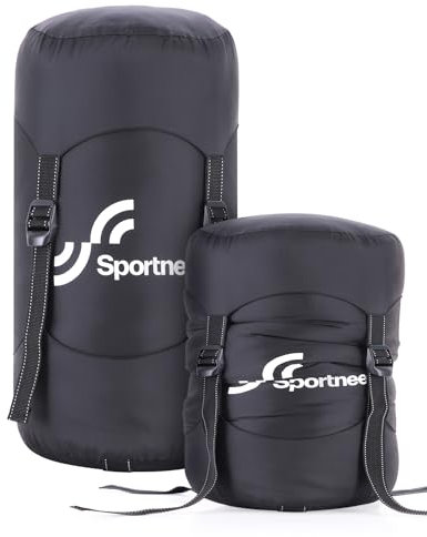 Kompressionssack, Sportneer Leichte Wasserabweisend Schlafsack Packsack für Kleidung, Reisen, Camping, Outdoor Drinnen