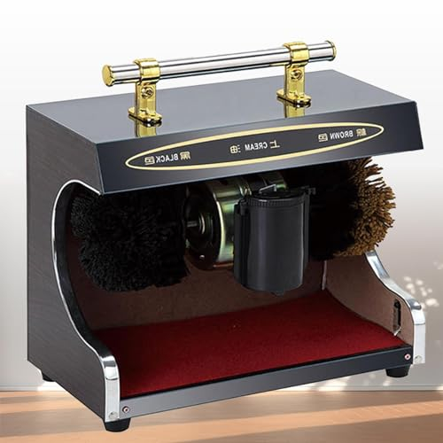 JJENXYYDS Nettoyeur de Chaussures électrique,Cireuse De Chaussures à Induction Automatique Verticale pour Le Dépoussiérage Et La Décontamination Adapté Au Salon De La Maison,B