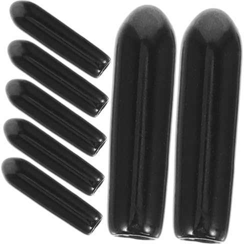 Geschirrspülerkorb Spitzenkappen 3mm Schwarz 200 Stück Kunststoff | Schutzkappen für Reparatur und Endschutz, Verhindern , Passend für Spülmaschinenkörbe