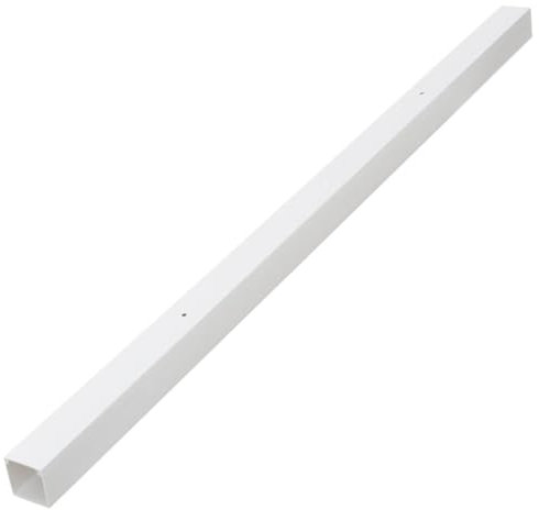 Homgoday Gaine de câble 60 x 40 mm 10 m en PVC, cache-câble, cache-câble, cache-fil, cache les fils TV, solution de gestion des câbles, rangement de câbles en plastique pour conduits électriques