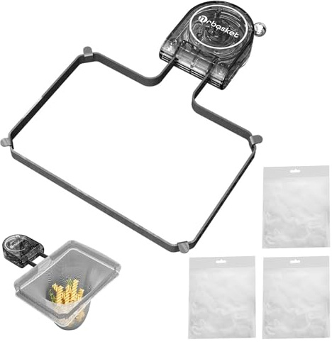 Filtro Fregadero Cocina con Ventosa Colador Fregadero con Soporte Plegable Cesta Filtro de Drenaje de Cocina con 96 Mallas Filtrantes para Filtrar Residuos de Cocina Frutas Verduras